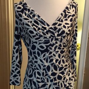 Lauren by Ralph Lauren Faux wrap dress size 8